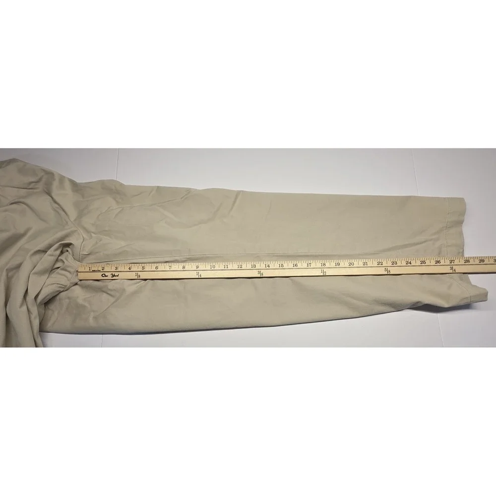Polo Ralph Lauren Mens Size 38x29 Classic Fit Beige Pleated Chino Pants‎